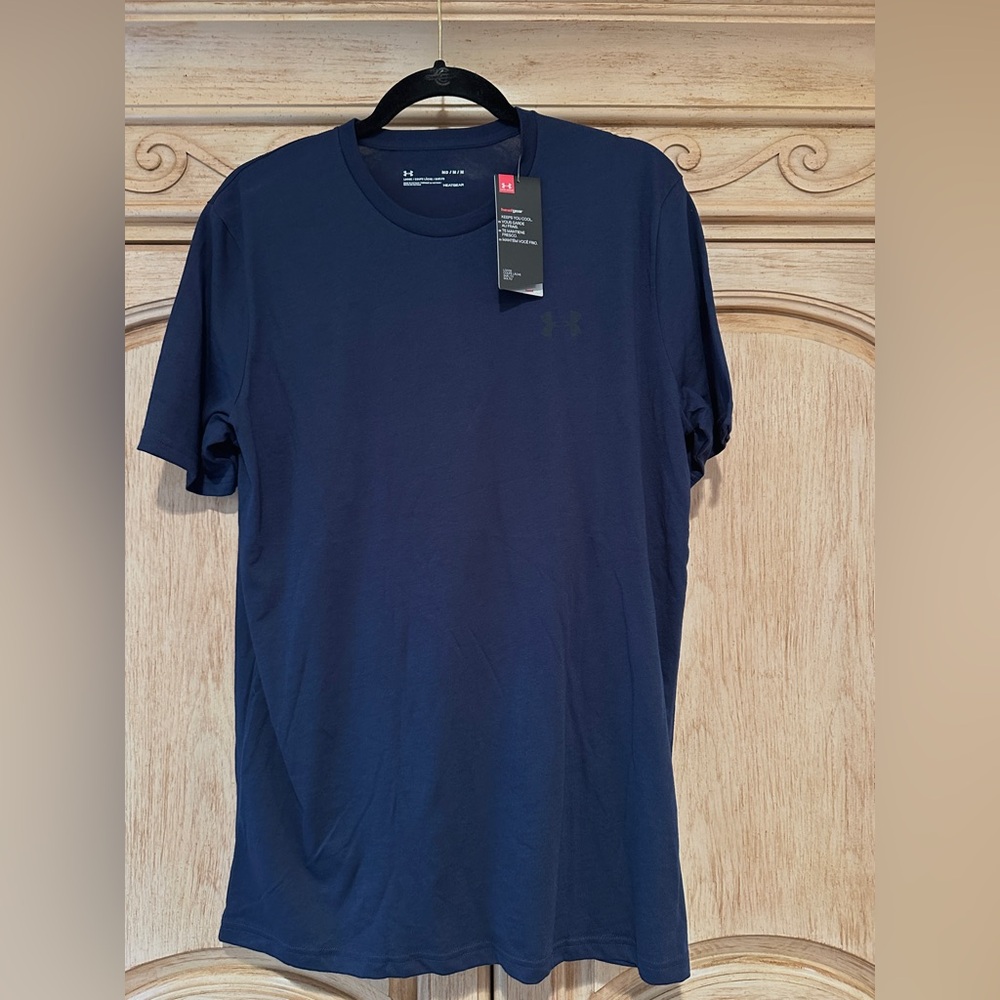 Under Armour Men's Dark Blue Short Sleeve Tee